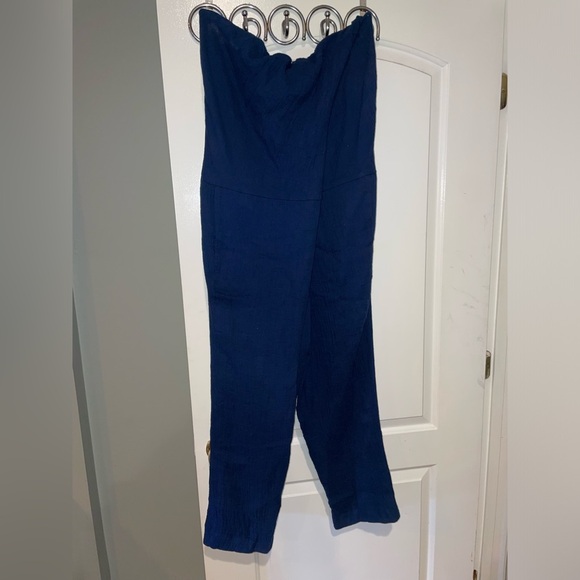 New! A Detacher Orinoco Cotton Gauze Jumpsuit in Indigo 💙 size 4 NWT! - Picture 9 of 15